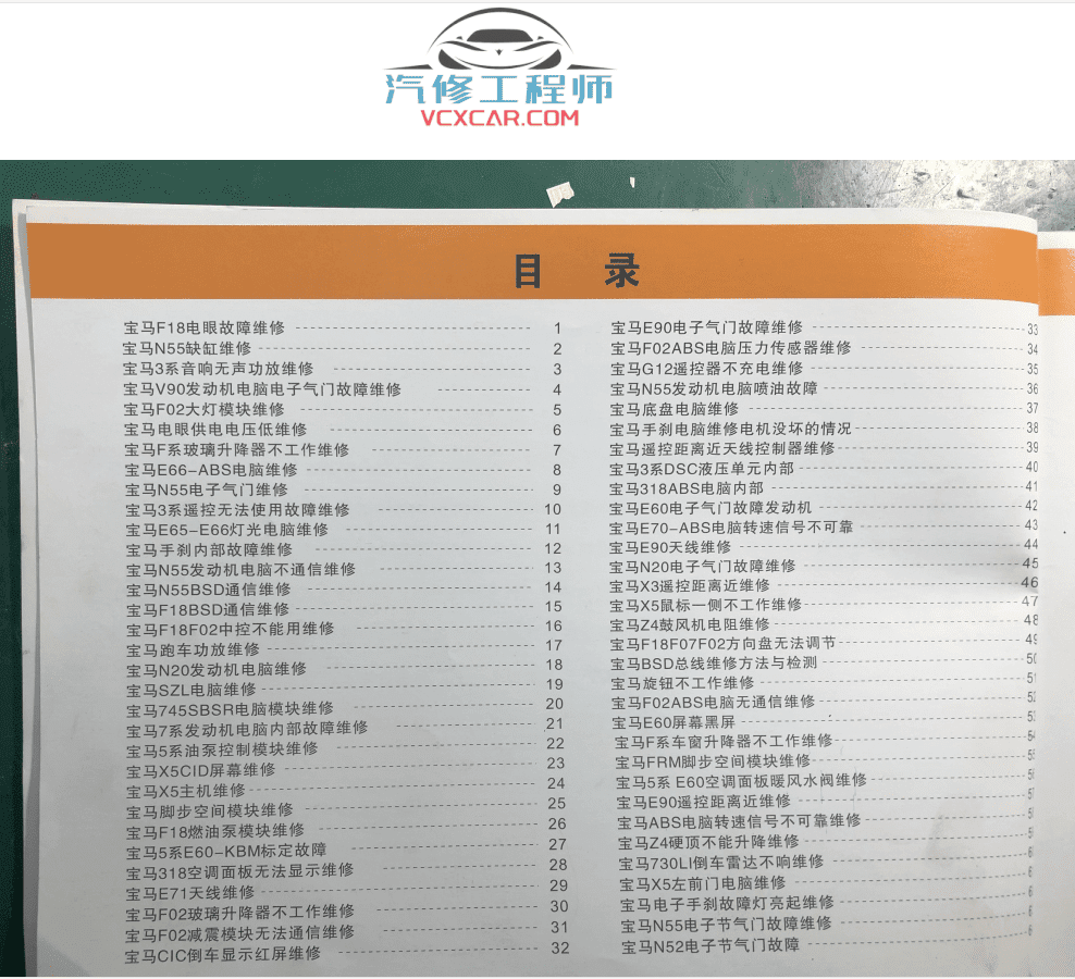 📂汽车电脑板 | ECU 2022年最新 宝马+奥迪-电脑通病维修案例-上（180页950M）