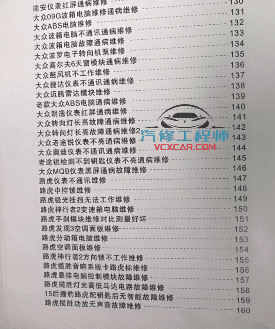 📂汽车电脑板 | ECU 2022年最新 大众奔驰路虎-电脑通病维修案例 中（166页888M）