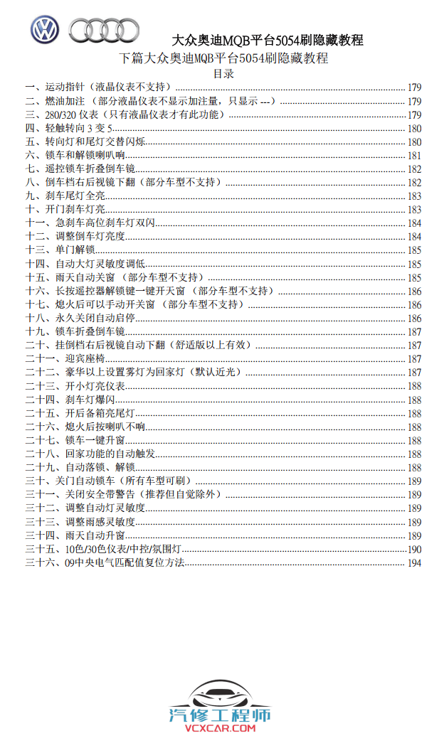 📂大众奥迪 | ODIS专检 2021年 工程师ODIS高级教程 改装实战案例 199页（126M）