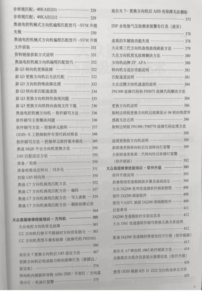 ✅[Free.免费] 大众奥迪 | ODIS专检 发动机 方向机故障维修 汽修技师维修技能手册 诊断 工程师（500页60M）