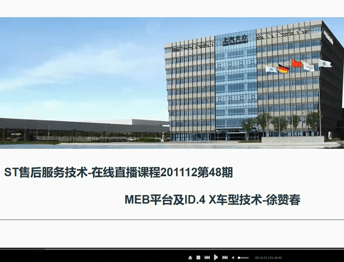 📂大众 | VW原厂 核心技术培训 2021年上海大众技术经理培训 新车型 新能源技术培训视频（15.8G）