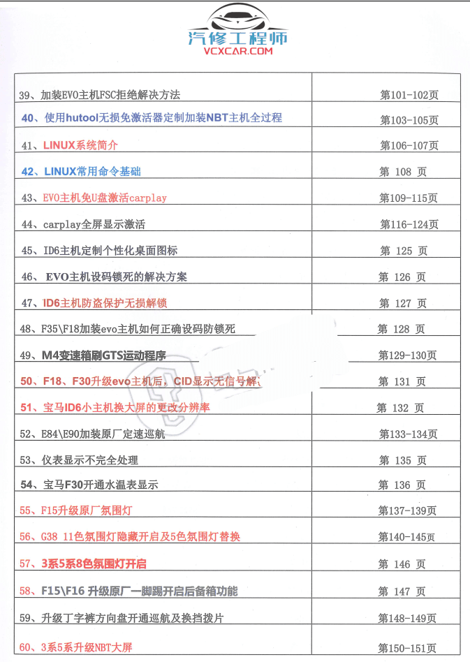 📂宝马BMW | 工程师教程 2019年 CHS版：宝马工程师 初中高级培训教材（266页）
