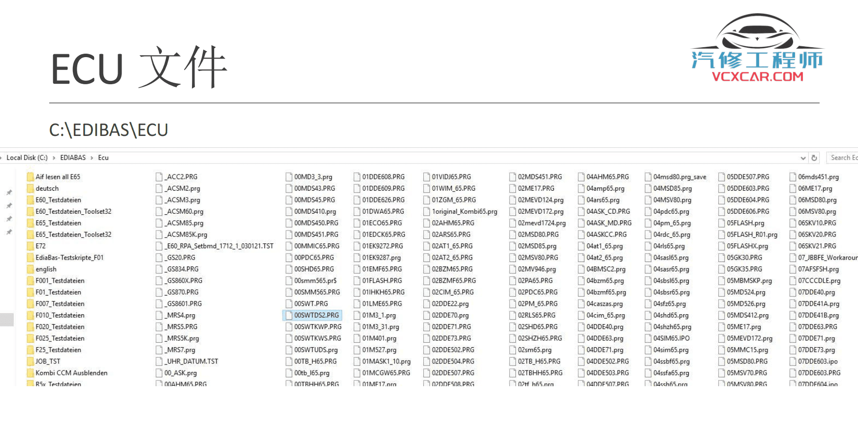 📂宝马BMW | TOOL32教程 2016年 ZH版：EDIABAS Toolset32高级教程 基础（30页）
