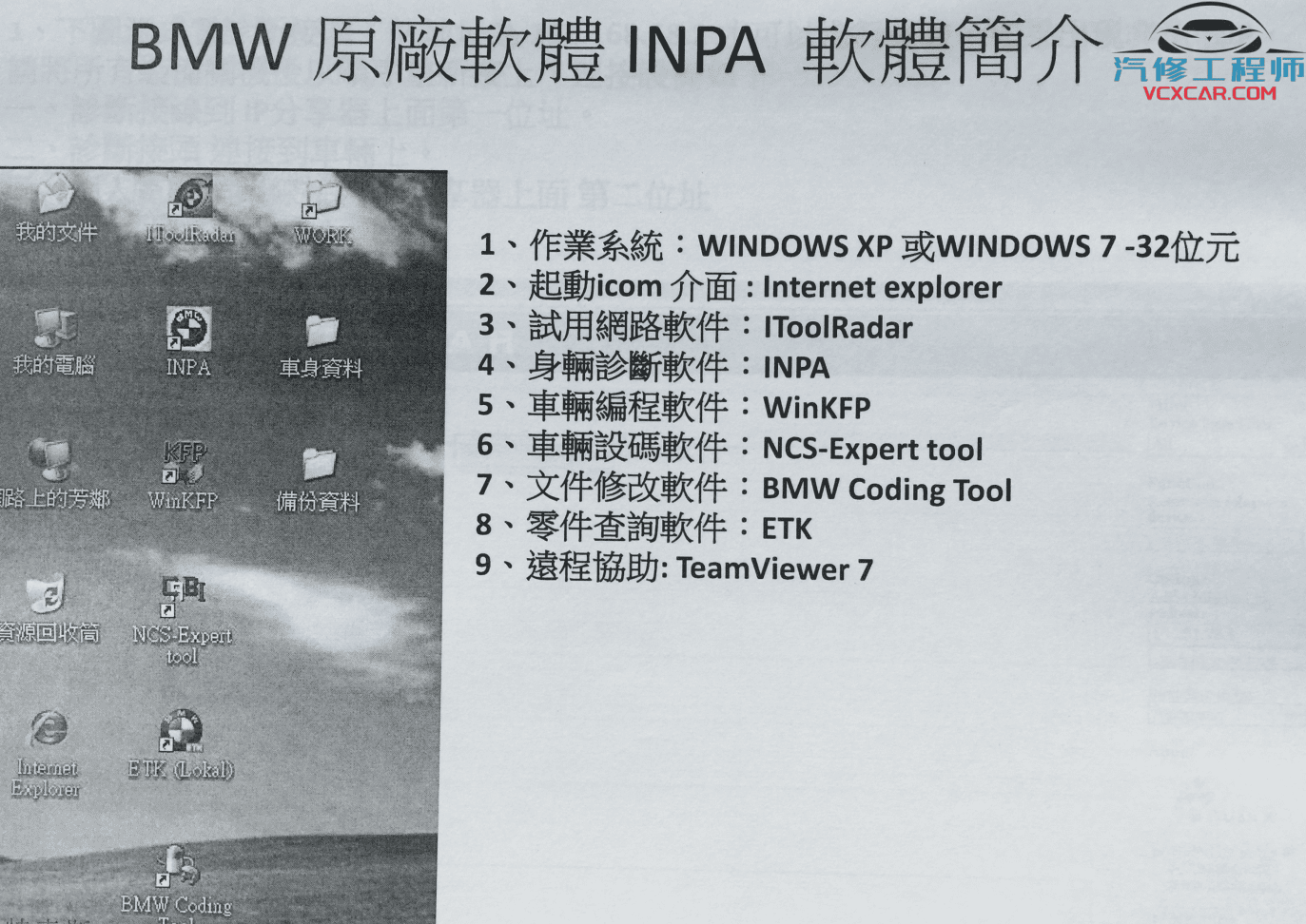 📂宝马BMW | 工程师教程 2014年 CD版：宝马工程师编程改装汉化基础课程 视频+课件（42G）