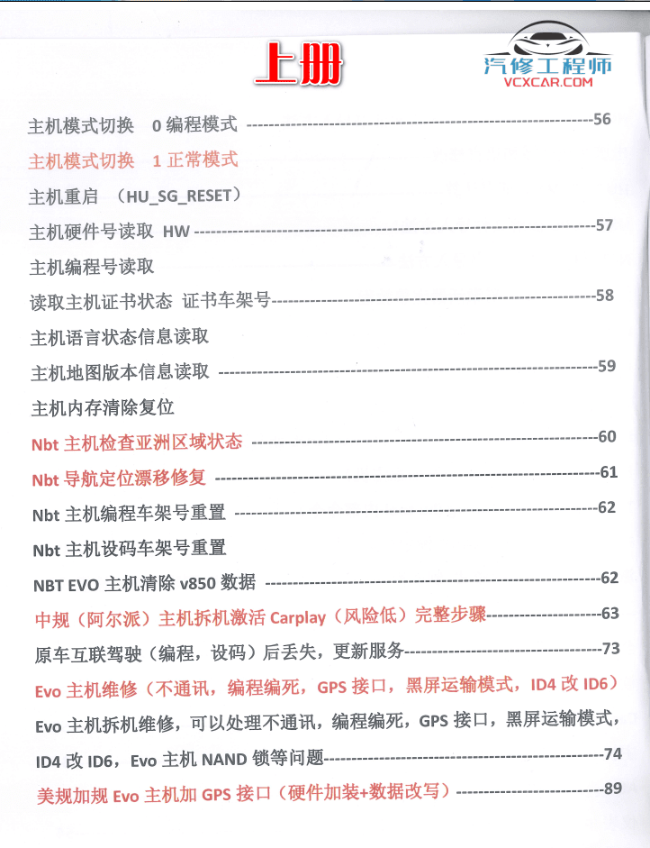 📂宝马BMW | 加装改装 2018.8 第4版 老夏版: 宝马高级工程师进阶培训手稿 诊断编程 设码改装 [书籍+配套视频] 上+下(184页 2.3G)