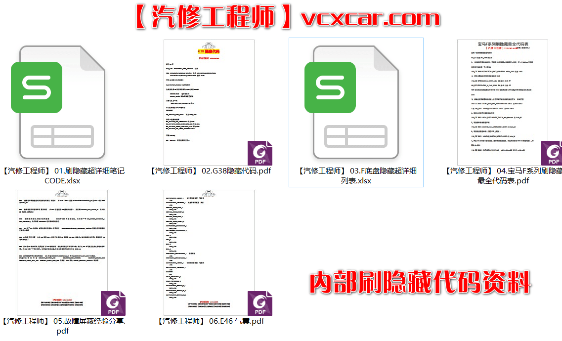 📂宝马BMW | 工程师教程 2021年 老夏版: 刷隐藏编程 配置查询 远程端口映射 E-Sys SE使用教程 [书籍+视频+代码](480M)