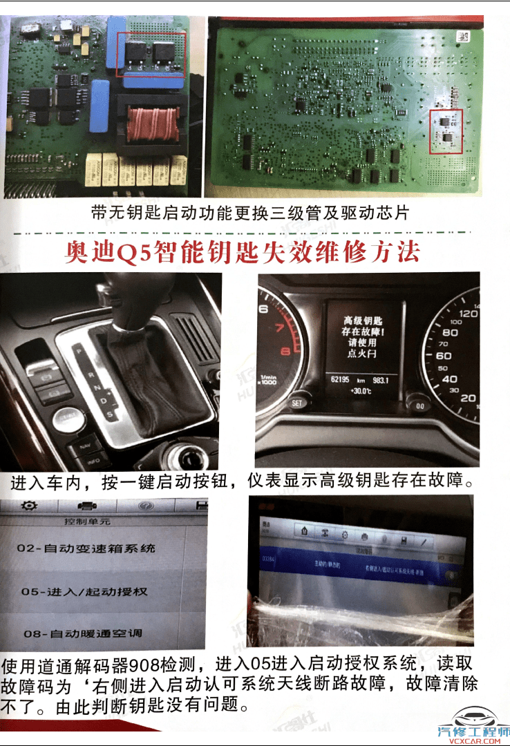 📂汽车电脑板 | ECU 2022年 大众奥迪奔驰宝马保时捷合资及国产车 电脑板诊断思路和维修方法 发动机 变速箱 波箱 传感器等电脑板故障维修(110M)