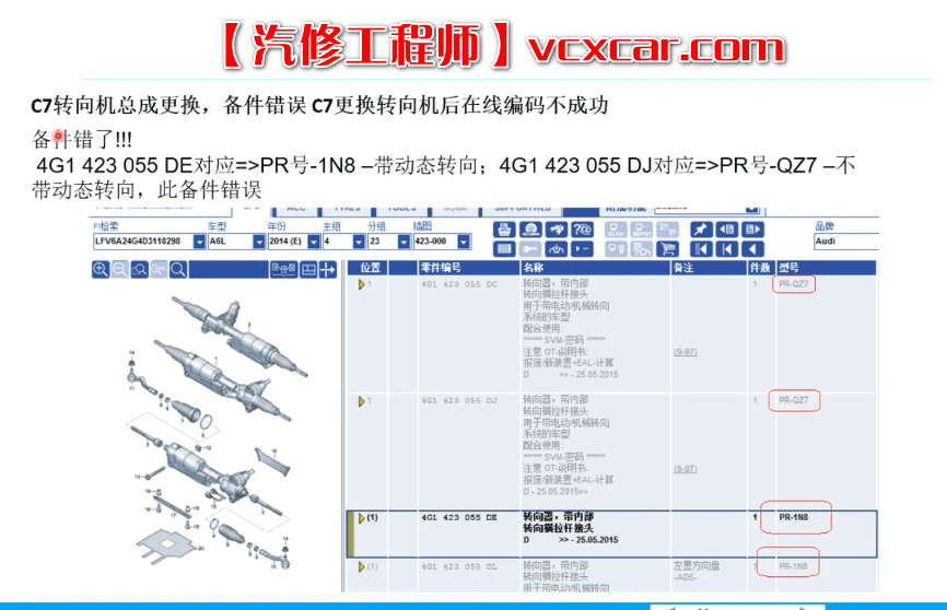 📂大众奥迪 | 培训课程 ODIS诊断系统 工程师系统 电路图基础 发动机 方向机 燃油系统 转向机等技术培训课程 56集(6.4G)