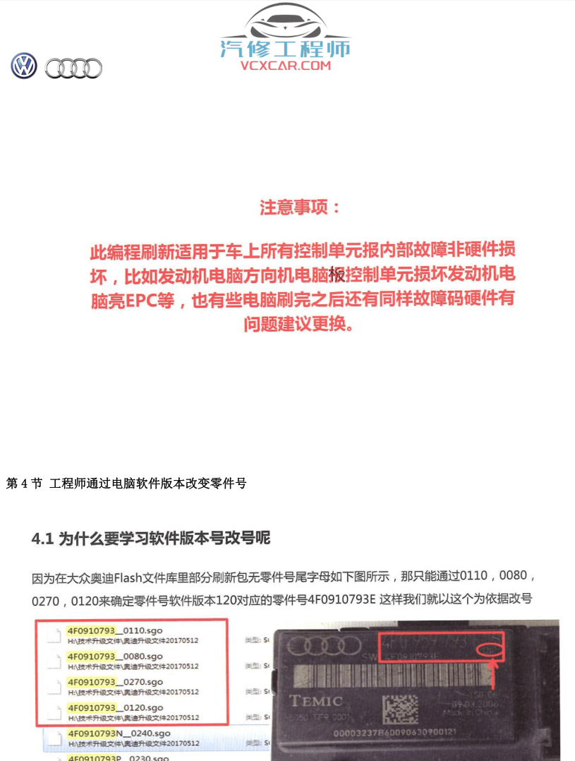 📂大众奥迪 | 专检教程 ODIS诊断系统+ODIS-E工程师 教程(基础资料)(28M)
