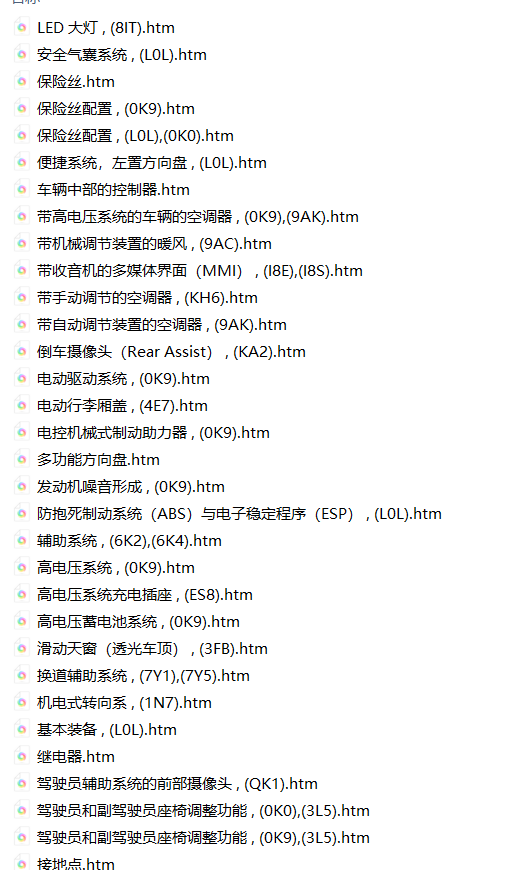 📂大众奥迪 | 电路图 2020年 大众奥迪原厂电路图离线ElsaPro (1.3G)