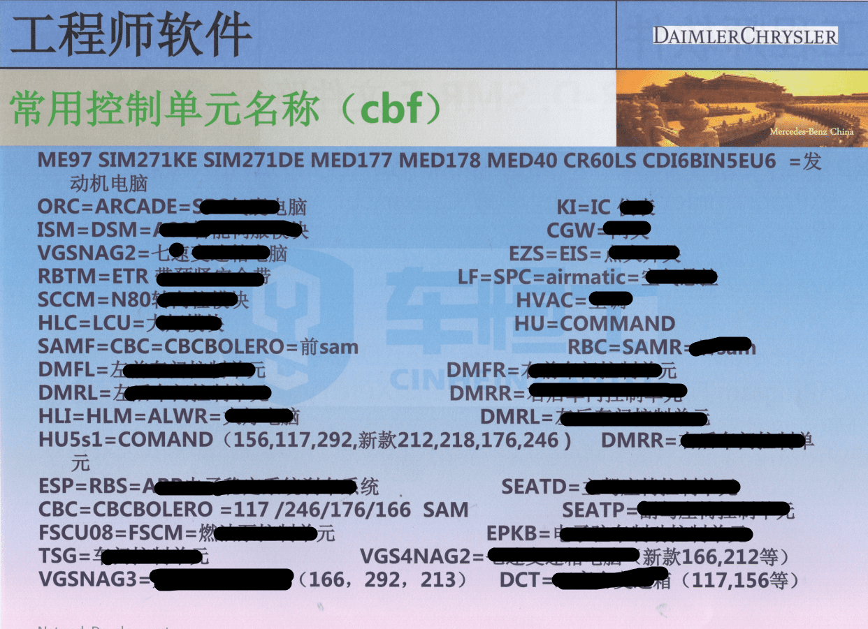 📂奔驰 | Benz 专检培训+超级工程师内部培训教材 WIS EPC Xemtry Vediamo DTS教程 (1G)