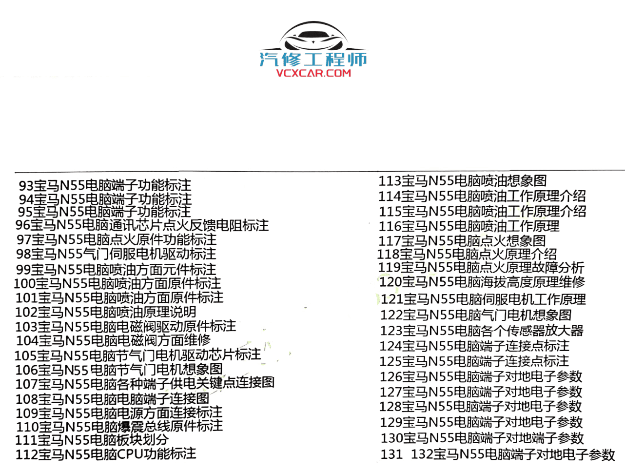 📂李永春 系列 02. 宝马发动机N20,N55电脑故障和维修技术案例 电脑端子图