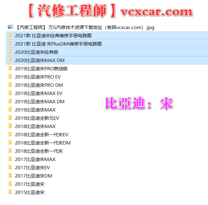 📂比亚迪BYD | 维修 2022年前 全部系列:秦汉唐宋元E12356 混动DM-i+纯电EV+燃油车 离线版维修手册+电路图资料(13.4G 8684份)