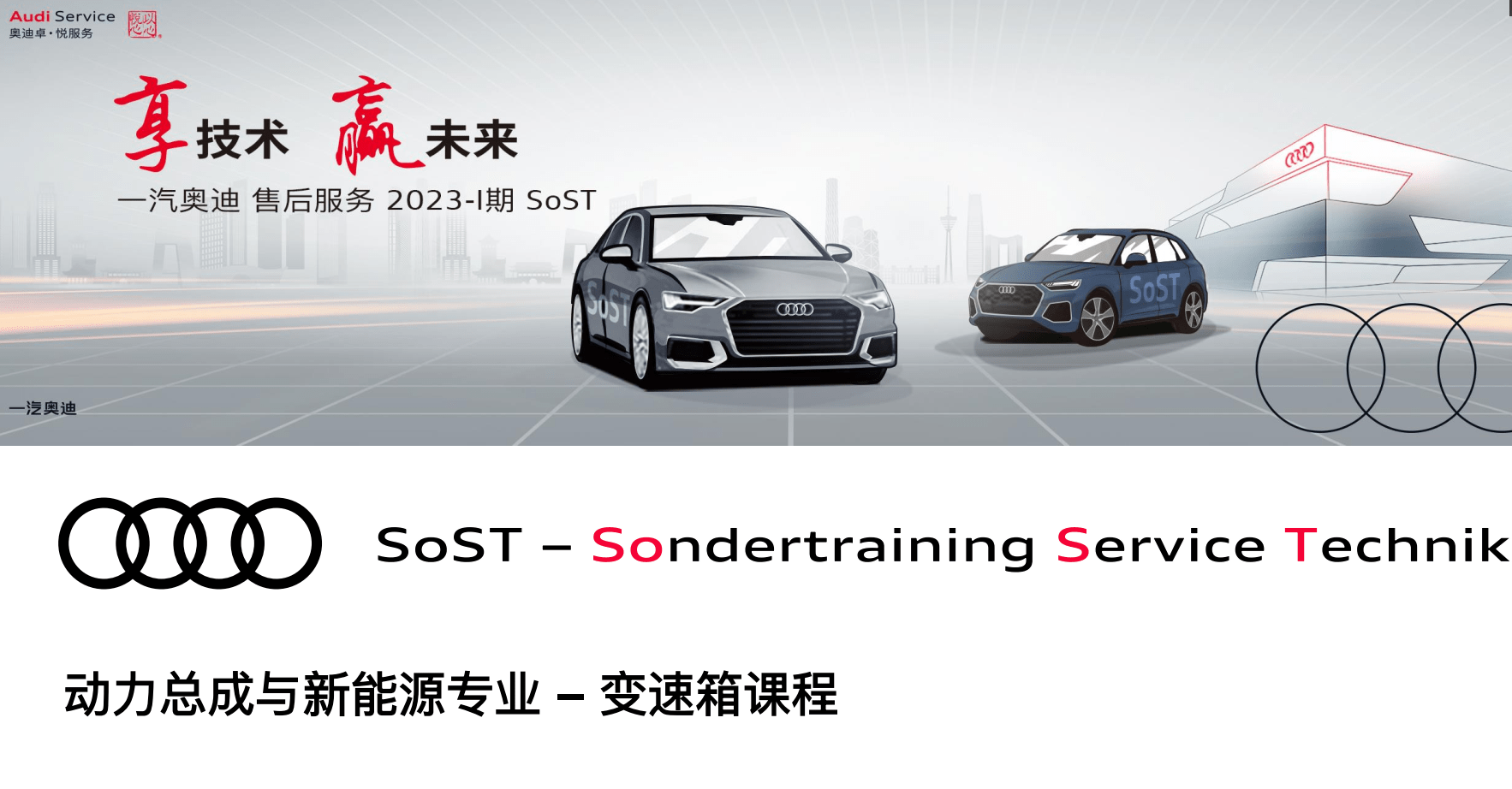 📂奥迪Audi | 原厂SOST 内部技术培训—2023年第1期 售后方案 故障案例 技术通报 新能源故障