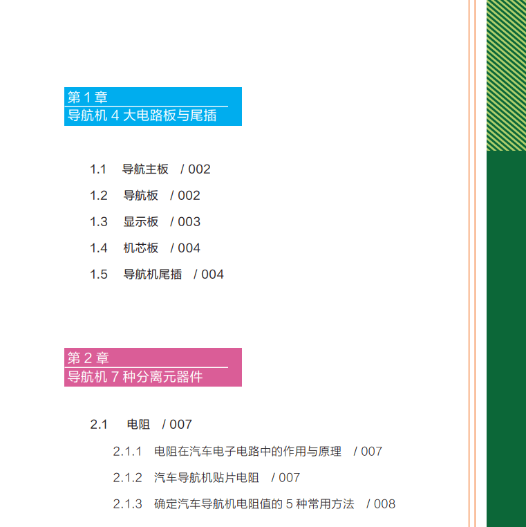 📂导航 | 教程 2023年 汽车导航维修从入门到精通 高清彩色版(196页)