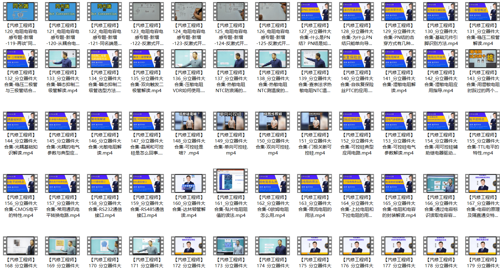 🎓[SVIP·积分课程] 电子 | 课程 2023年 最全最系统 电子工程师 视频培训课程+电子书籍_526集（54G）