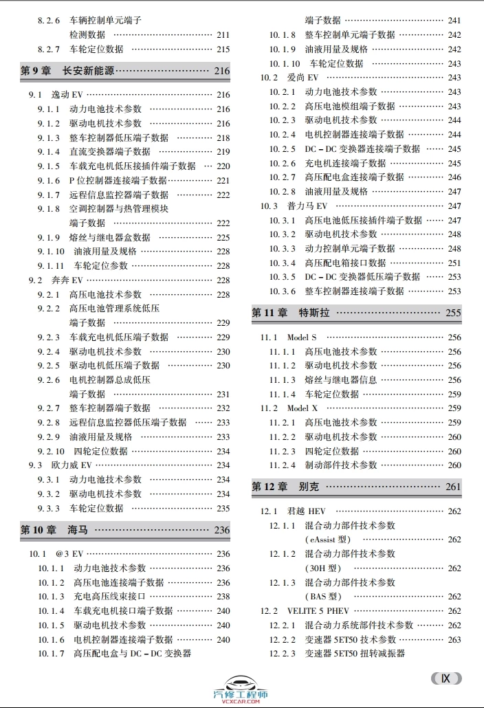✅[Free.免费] 2018.9 新能源汽车关键技术数据速查手册_400页（47M）[比亚迪 北汽 广汽 荣威 吉利 奇瑞 ]