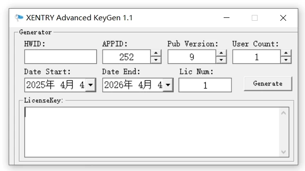 📂奔驰Benz | 诊断系统Xentry 通用注册机+注册机中英文教程XENTRY.Advanced.Keygen