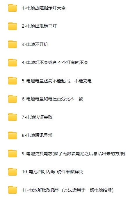 🟥[SVIP·专享] 无人机系列 | 大疆DJ 各类机型维修技术课程+电路图+故障案例 超详细资料（75G）（2025.4.15更新）