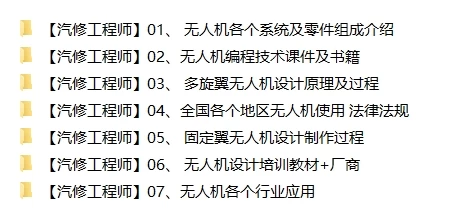 🟥[SVIP·专享] 无人机系列 | 专业无人机技术理论基础 各个系统零件组成+设计+制作原理（5G）（2025.5.11更新）