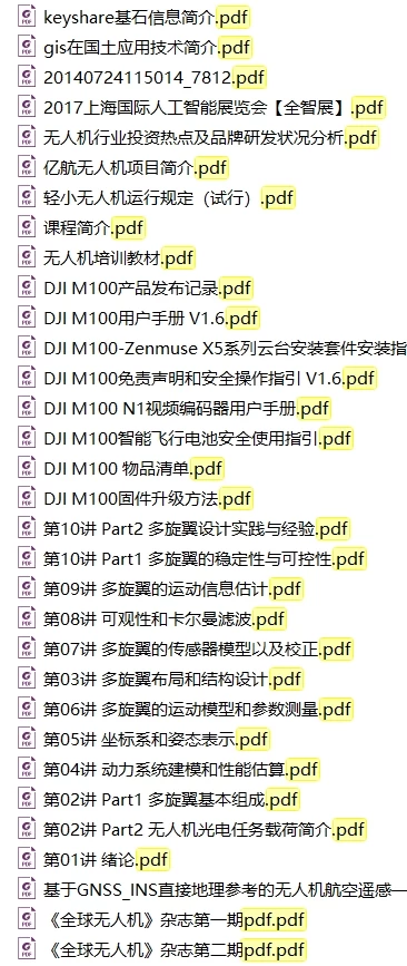 🟥[SVIP·专享] 无人机系列 | 专业无人机技术理论基础 各个系统零件组成+设计+制作原理（5G）（2025.5.11更新）
