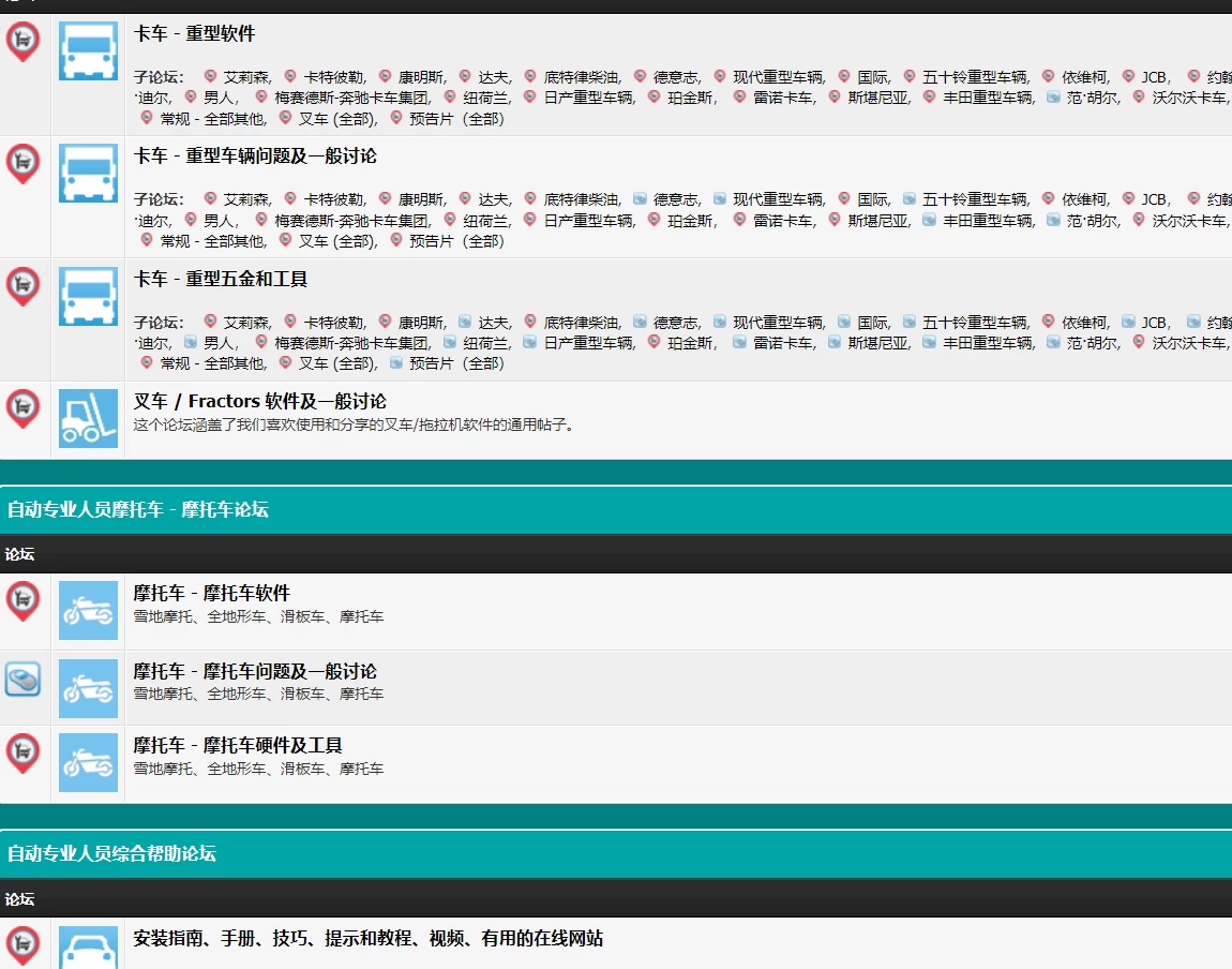 🟥[SVIP·专享] 全球汽修技术网站Top20 2025.7 国内外·汽修技术+课程资料+软件工具+技术解决方案 网站论坛统计（后续更新）