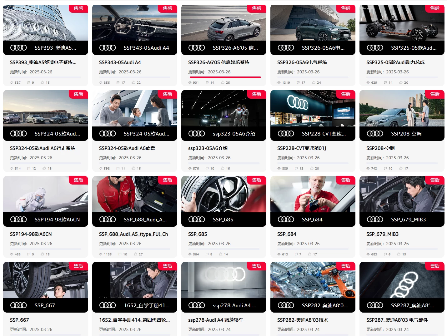 🔥🈴【刺 · 第5季】2025.9.1〔奥迪Audi〕〔原厂内部〕〔核心技术〕〔全部培训课程〕满300人开