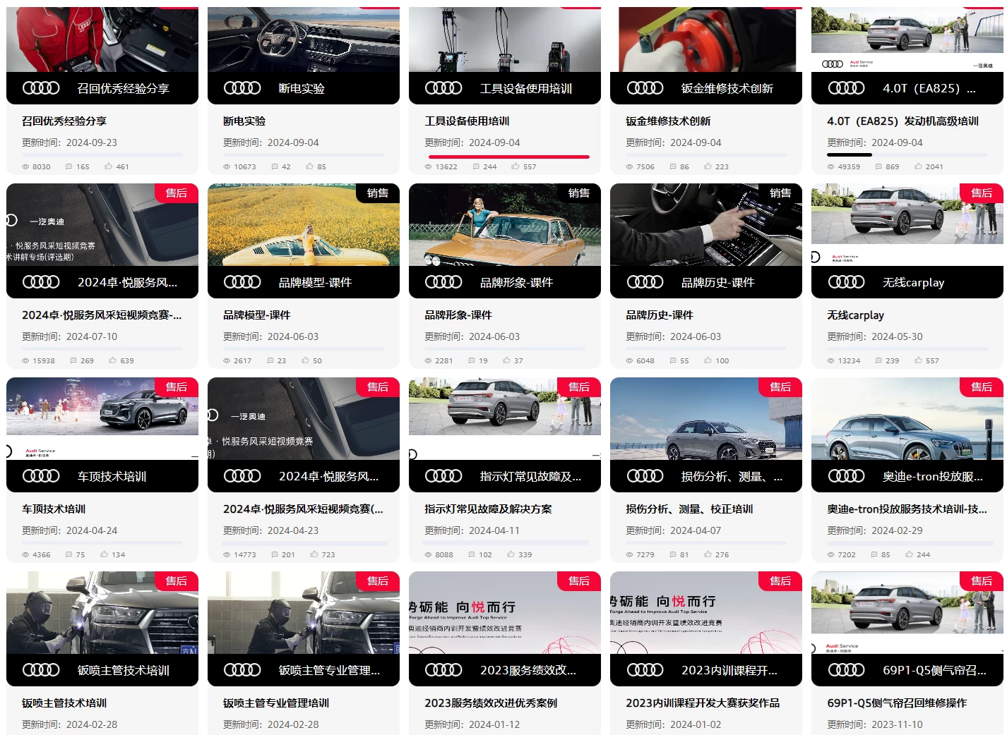 🔥🈴【刺 · 第5季】2025.9.1〔奥迪Audi〕〔原厂内部〕〔核心技术〕〔全部培训课程〕满300人开