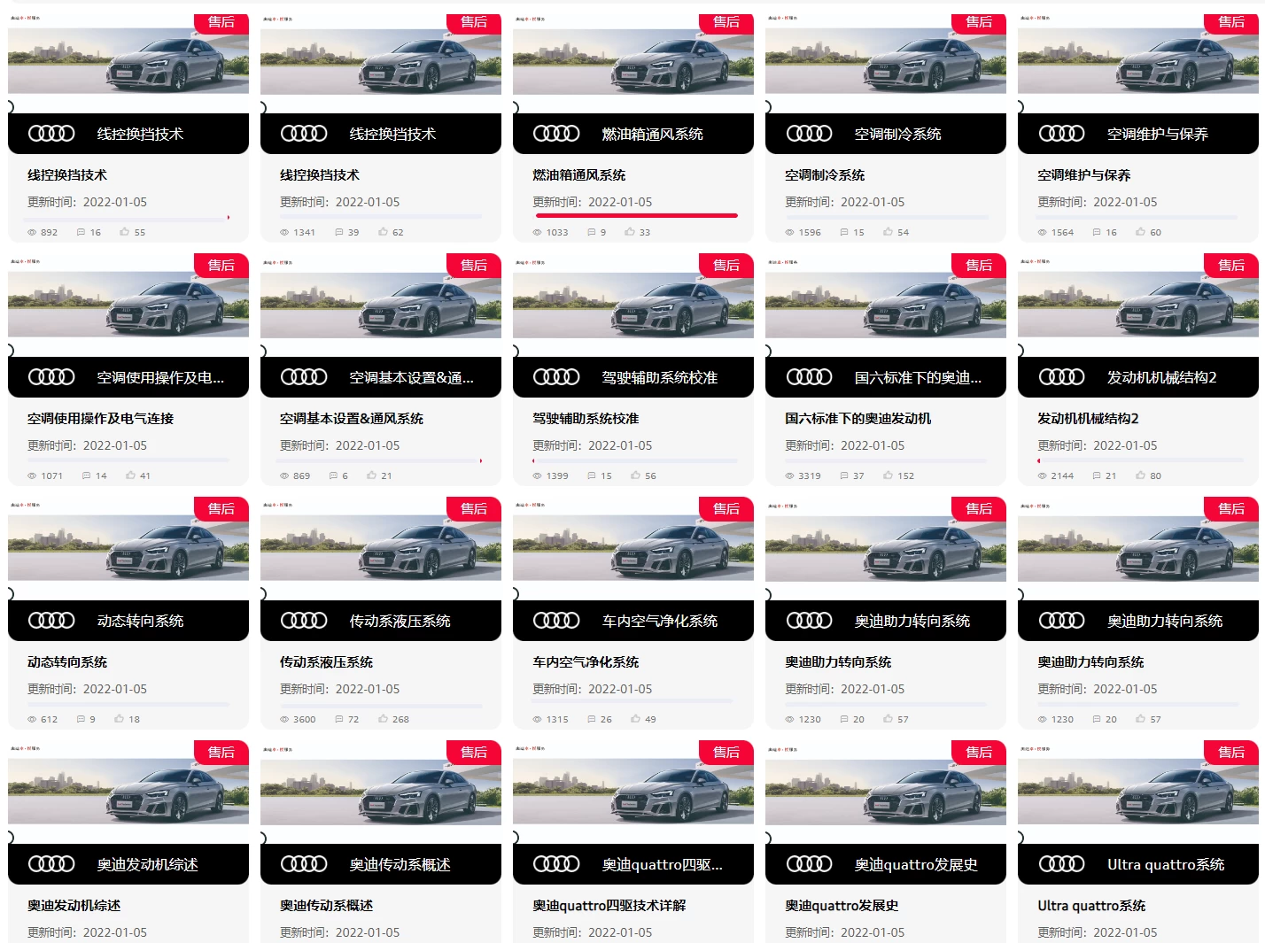 🔥🈴【刺 · 第5季】2025.9.1〔奥迪Audi〕〔原厂内部〕〔核心技术〕〔全部培训课程〕满300人开