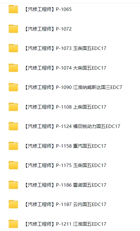 🎓[SVIP·积分] 柴油车 | 数据 整理10：国六柴油车数据包天然气WinOLS A2L/KP自定义 DCU优化 精准定义 最强标定（3200份 18.6G）