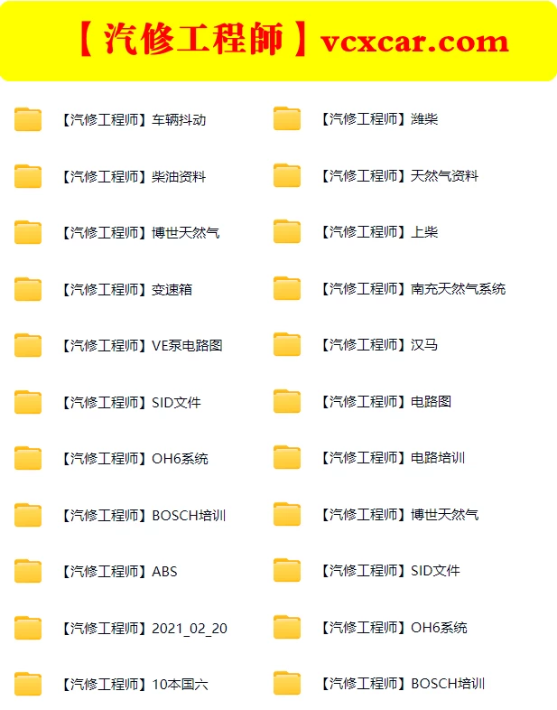 📂天然气 | 资料 整理13:重卡车维修线路图 技术培训 刷死救活 故障诊断等(6500份 44.5G)