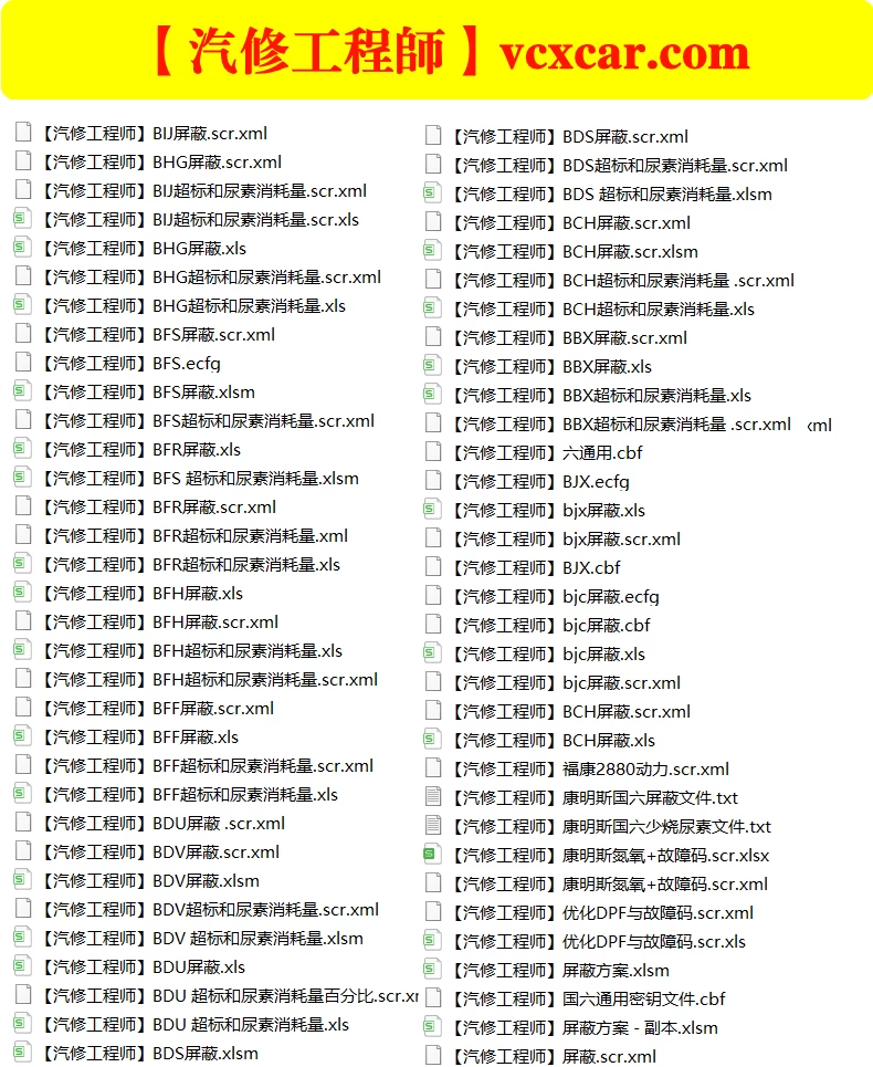 📂柴油车 | 资料 整理20：电喷标定逻辑+故障诊断+控制逻辑+针脚定义+原厂数据+未就绪资料（7500份 20.5G）