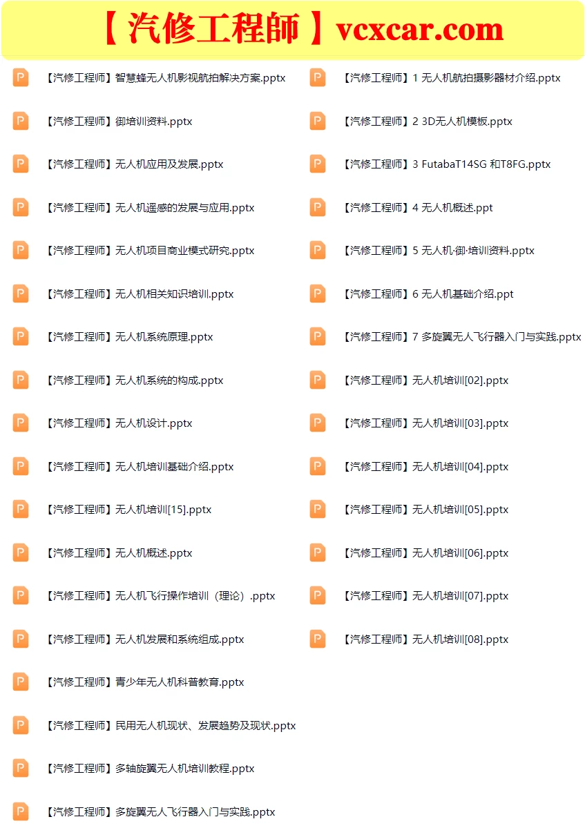 🟥[SVIP·专享] 大疆无人机 从入门到精通 最详细基础飞行原理+避障+编程+编队技术（149份 1.4G）