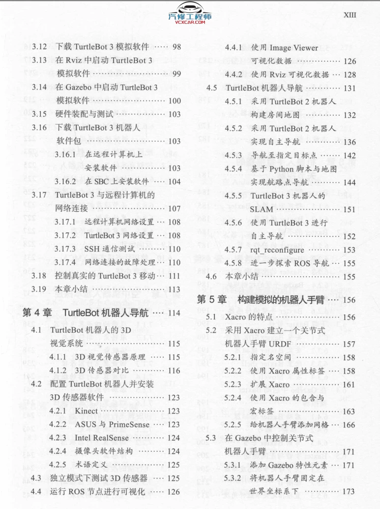 🟥[SVIP·专享] 2020 ROS机器人开发 实用案例分：系统安装+硬件操纵+可视导航+关节控制+空中飞行器+实践操作_第2版（358页 206M）