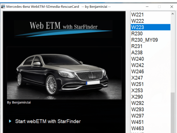 📂奔驰Benz | 元件位置 2023年最新 奔驰元件位置查询系统StarFinder 2023 webETM_SDmedia_Rescue 2023（10.58G）