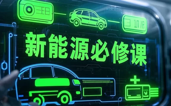 📂新能源 | 大学课程(5) 2026 新能源汽车 从原理到维修 从入门到进阶 视频+PPT课件(21G)